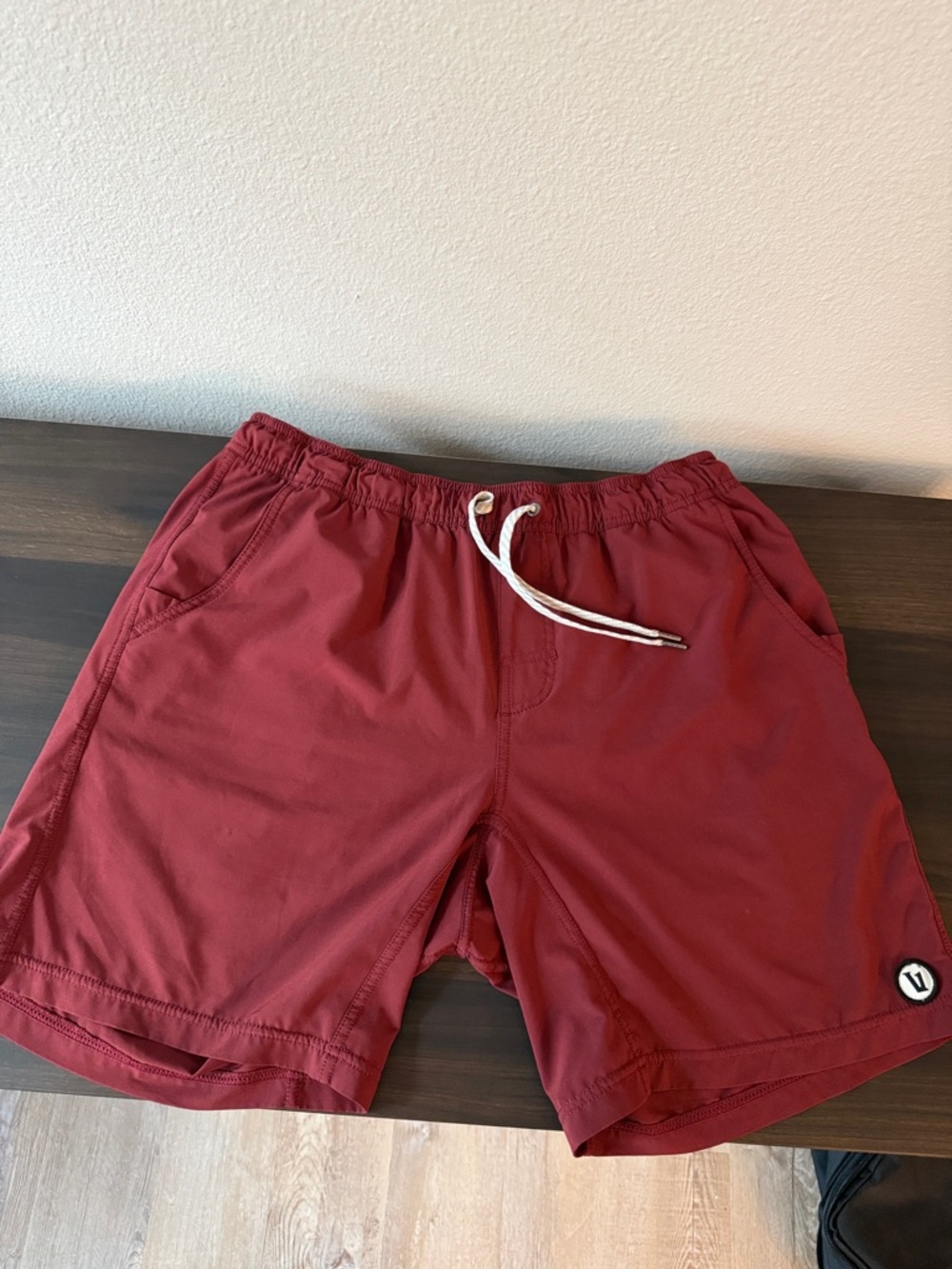 Vuori Men’s Red Kore Performance Short Size L